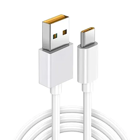 65W VIVO Dash Warp Charge Cable, 6.5A Type-C to USB C PD Data Sync Fast Charging Cable Compatible with vivo V25e & for All Type C Devices ? (white, 1 Meter superfast).