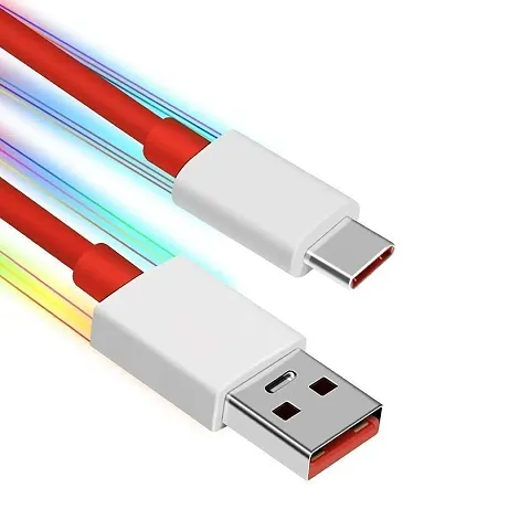 OVEETEK 65W VIVO Dash Warp Charge Cable, 6.5A Type-C to USB C PD Data Sync Fast Charging Cable Compatible with vivo T2x & for All Type C Devices ? (white, 1 Meter superfast).