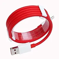 OVEETEK 10 TO 65W smart charger Compatible for Xiaomi Poco M5sOriginal Adapter Like Qualcomm QC 4.0 Quick Dash Warp Dart Flash Super Vooc Fast Charger With 1.2 Meter Type C USB Data Cable (5V=4A/10V=6.5A, TDS2, Red)-thumb3