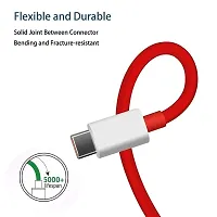 OVEETEK 65W OPPO Dash Warp Charge Cable, 6.5A Type-C to USB C PD Data Sync Fast Charging Cable Compatible with Oppo Reno2 F  for All Type C Devices ? (white, 1 Meter superfast).-thumb3