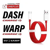 OVEETEK 33W Dash Warp Charge Cable, 6.5A Type-C to USB C PD Data Sync Fast Charging Cable Compatible with Xiaomi Mi 11 Pro  for All Type C Devices ? (Red, 1 Meter superfast).-thumb3