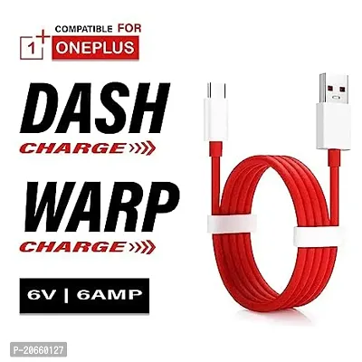 OVEETEK 33W Dash Warp Charge Cable, 6.5A Type-C to USB C PD Data Sync Fast Charging Cable Compatible with Xiaomi Mi 11 Pro  for All Type C Devices ? (Red, 1 Meter superfast).-thumb4