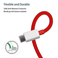OVEETEK 65W OPPO Dash Warp Charge Cable, 6.5A Type-C to USB C PD Data Sync Fast Charging Cable Compatible with Oppo Reno4 5G  for All Type C Devices ? (white, 1 Meter superfast).-thumb3