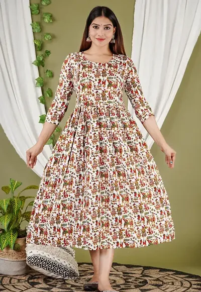 Fancy Rayon Maternity Feeding Kurtis