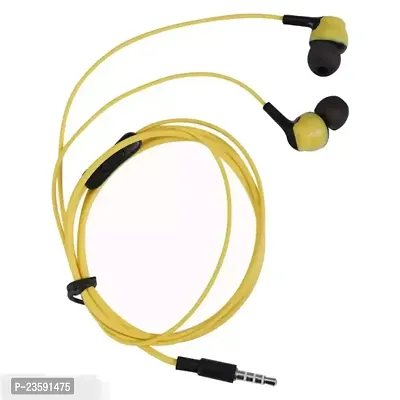 Stylish Multicoloured In-ear Wired - 3.5 MM Single Pin Headphones With Microphone