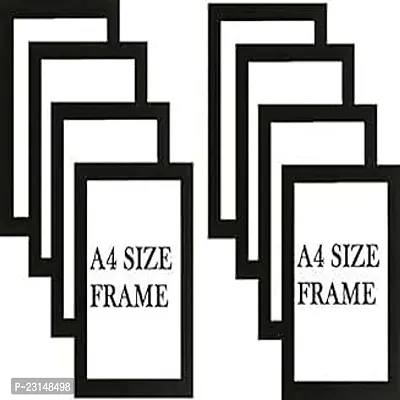 Designer A4 Size Wood Wall MDF Photo Frame-8 Pieces-thumb0