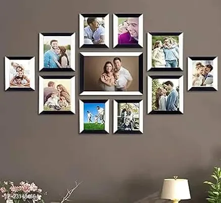 Designer Wood Photo Frame Set Of 11 Individual Photo Frames With Hanging Accessories-11 Pieces-thumb0