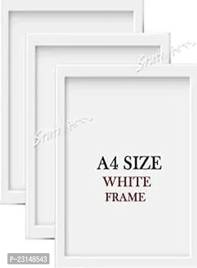 Designer Wall Wood Photo Frames-3 Pieces