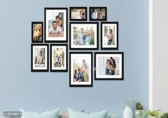 Designer Wall Wood Photo Frames-11 Pieces
