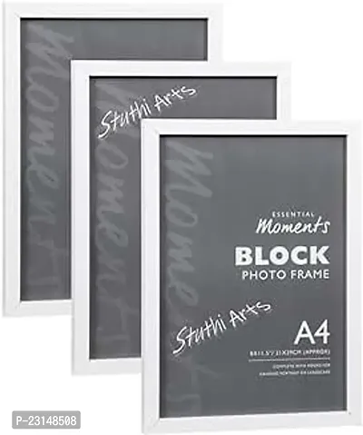 Designer Wall Wood Photo Frames-3 Pieces