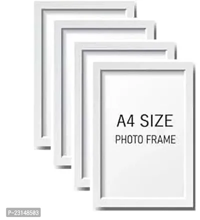 Designer Wall Wood Photo Frames-4 Pieces