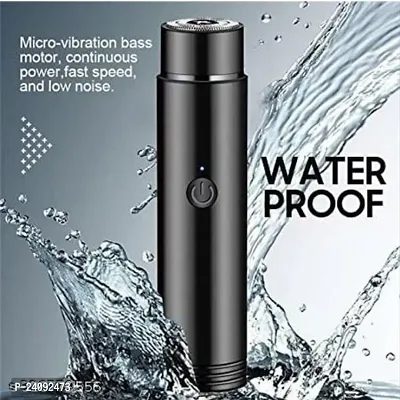 Mini Portable Electric Shaver for Men and Women, Portable Electric Shaver, Unisex Travelling Washable USB Beard Shaver and Trimmer for face,under Arms Painless Shaving Wet and Dry Use and Low-Noise