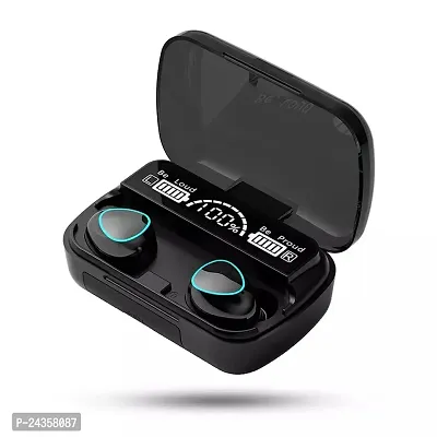 M10 wireless bluetooth earbuds and headphones V5.1 Bluetooth earphones true wireless stereo HIFI ultra small bass full buds fast charging-thumb0