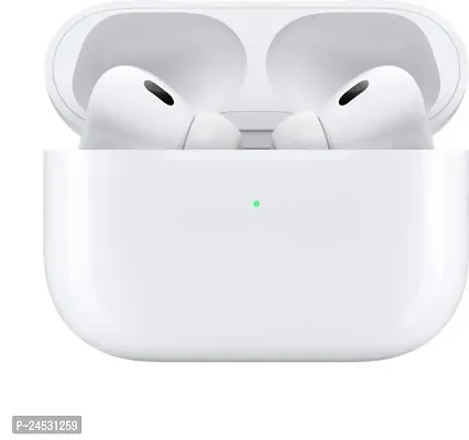 Airpods Pro with MagSafe Charging Case Bluetooth Headset  (White, True Wireless)-thumb0