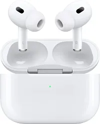Airpods Pro with MagSafe Charging Case Bluetooth Headset  (White, True Wireless)-thumb1