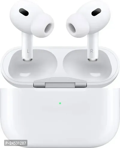 Airpods Pro with MagSafe Charging Case Bluetooth Headset  (White, True Wireless)-thumb2