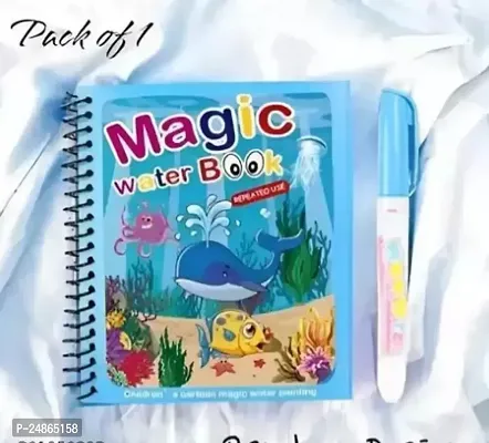 Childrens magic water book for your children which color the painting with water-thumb0