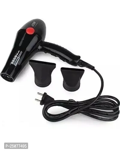 Special Combo Hair Dryer 1500 Watts 2 Speed Settings and Rolling Comb (Black)-thumb0