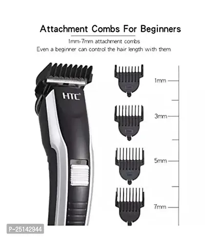TRIMMER AT538 Electric Hair and beard trimmer for men Shaver Rechargeable Hair Machine adjustable for men Beard Hair Trimmer, Bal Katne Wala Machine, beard trimmer for men with 4 combs, Lubricant Oil,