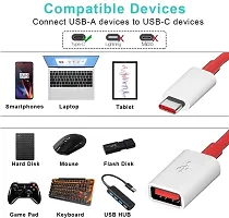 USB 3.0 to Type-C OTG Cable Adapter Compatible with USB to c Type Converter Supporting All laptops, Mobile Smartphone and Other Type c Devices-thumb2