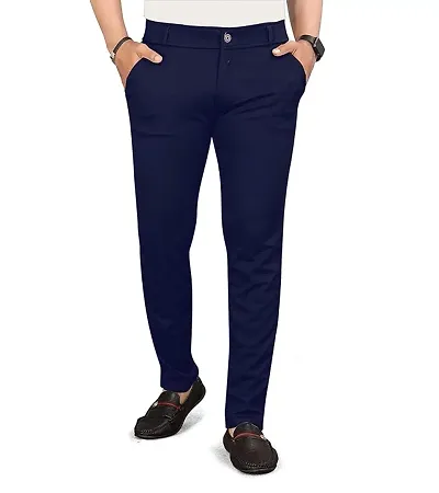 Stylish Lyocell Solid Casual Trouser For Men