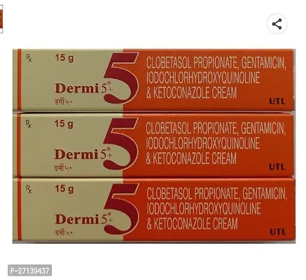 Dermi 5 Cream 15 Gm Pack Of 3 Day Cream 150 Gm Pack Of 3-thumb0