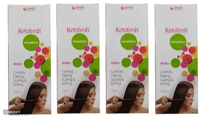 Ketofresh shampoo 100 ml pack of 4 pcs