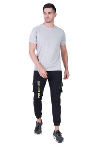 Raysx Stylish Men's Cargo Pants with Multiple Pockets for Everyday and Sports Wear-thumb1