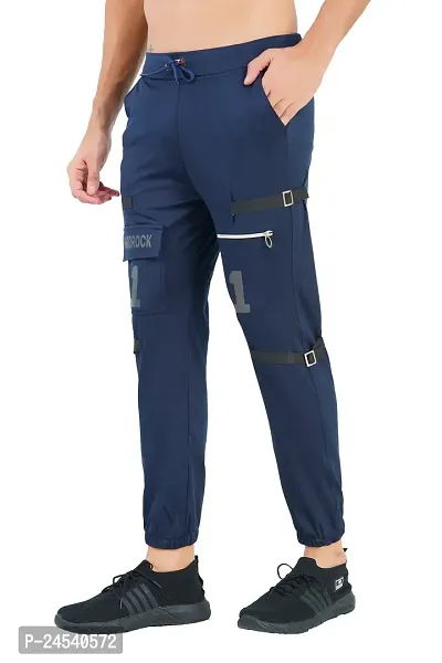 Raysx Stylish Men's Cargo Pants with Multiple Pockets for Everyday and Sports Wear-thumb2