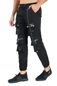 Raysx Stylish Men's Cargo Pants with Multiple Pockets for Everyday and Sports Wear-thumb1