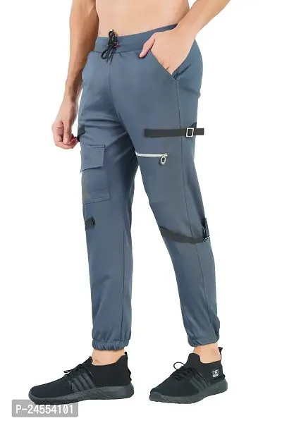 Raysx Stylish Men's Cargo Pants with Multiple Pockets for Everyday and Sports Wear-thumb4