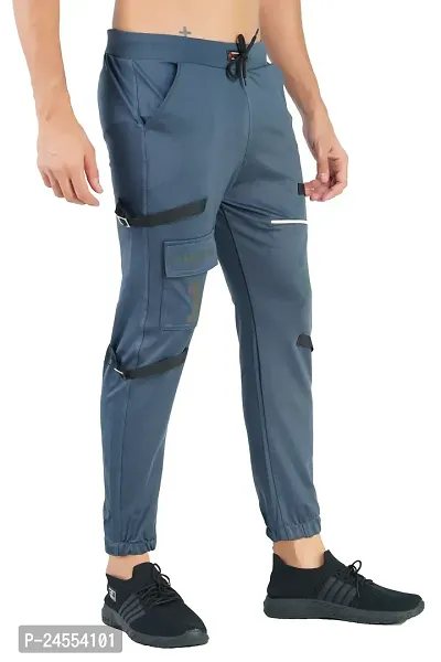 Raysx Stylish Men's Cargo Pants with Multiple Pockets for Everyday and Sports Wear-thumb5