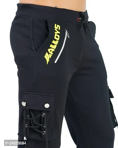 Raysx Stylish Men's Cargo Pants with Multiple Pockets-thumb5