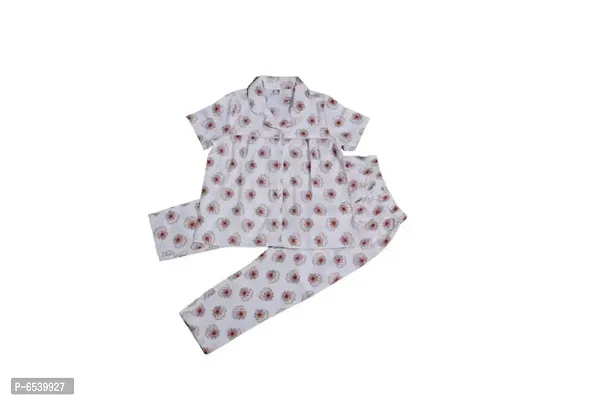 Baby Boys and Baby Girls Printed Pure Cotton Kids Nightwear