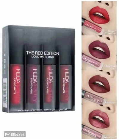 Liquid Matte Minis Lipstick Red Edition Pack of 4-thumb0