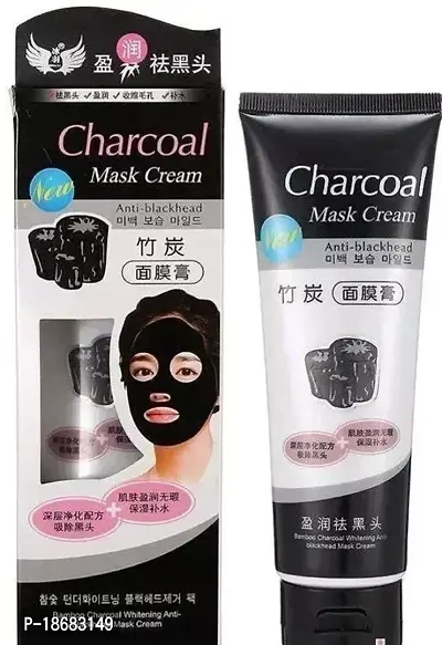 Charcoal Blackhead Mask Cream for Deep Cleansing-thumb0