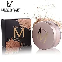 Miss rose Loose Powder Whitening Oil Control Face Makeup Shade - 11, Beige, 12 g-thumb1