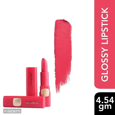 Miss rose Hot and Soft Matte Lipstick Long Lasting Moisturizer Lip Gloss Lipstick Women Lip Care Cosmetic Makeup, red, 3.4 g-thumb3