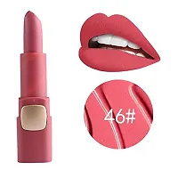 Miss rose Creme Matte Make Up Long Lasting and Waterproof Lipstick Bullet 46, brown, 3.4 g-thumb1
