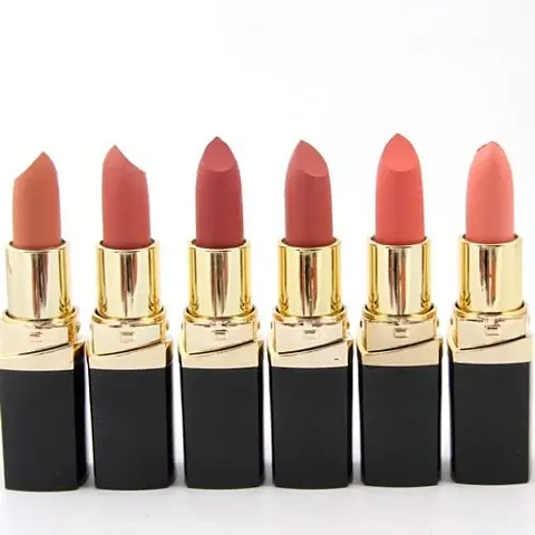 Miss Rose Creamy Matte Lipstick Combo Pack of 6