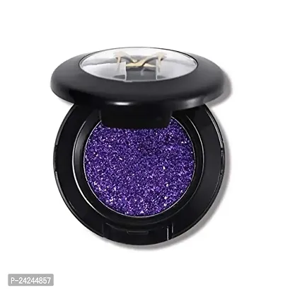 Miss Rose Professional Make-up High Pigment Glitter Eyeshadow for Professional Makeup, Purple Shimmery Finish-thumb0