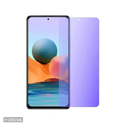 iNFiGO Blue Light Resistant Tempered Glass, a Screen Protector compatible for Redmi Note 10 Pro Max.-thumb0