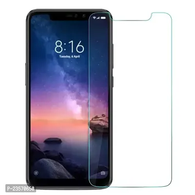 iNFiGO Crystal Clear Impossible Fibre Glass, a Screen Protector compatible for Redmi Note 6 Pro.-thumb0