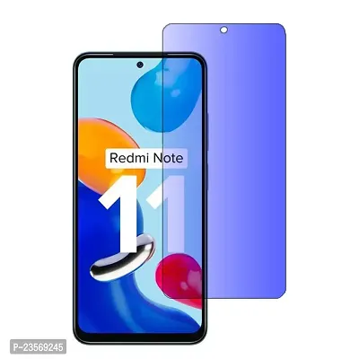 iNFiGO Blue Light Resistant Tempered Glass, a Screen Protector compatible for Redmi Note 11.