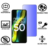 iNFiGO Blue Light Resistant Tempered Glass, a Screen Protector compatible for Realme Narzo 50-thumb1