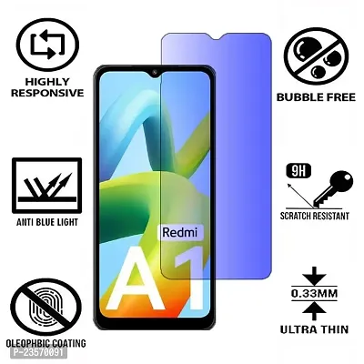 iNFiGO Blue Light Resistant Tempered Glass, a Screen Protector compatible for Redmi A1.-thumb2