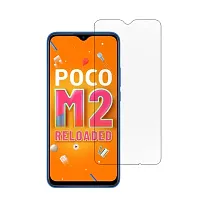 iNFiGO Crystal Clear Impossible Fibre Glass, a Screen Protector compatible for POCO M2 Reloaded.-thumb1