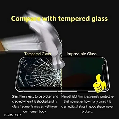 iNFiGO Crystal Clear Impossible Fibre Glass, a Screen Protector compatible for vivo T1 5G-thumb3