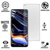 iNFiGO Anti-Scratch Matte Finish Tempered Glass, a Screen Protector compatible for Realme 7 Pro-thumb1