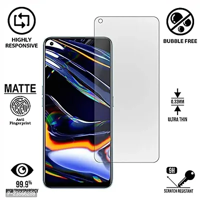 iNFiGO Anti-Scratch Matte Finish Tempered Glass, a Screen Protector compatible for Realme 7 Pro-thumb2